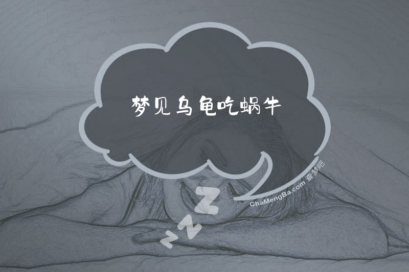 梦见乌龟吃蜗牛