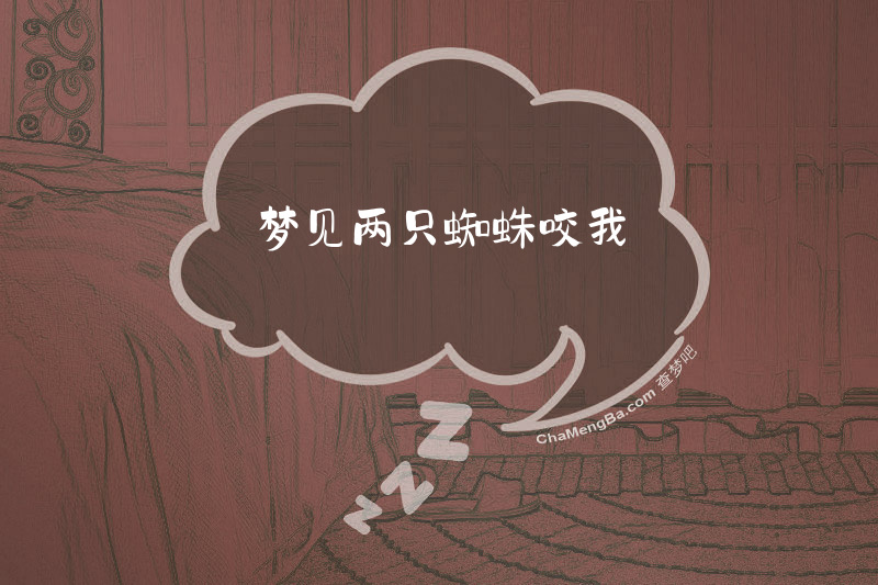 梦见两只蜘蛛咬我