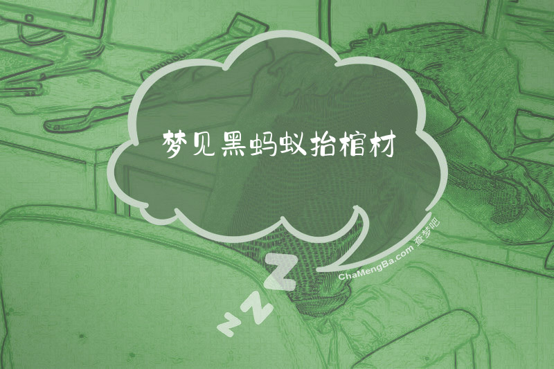 梦见黑蚂蚁抬棺材