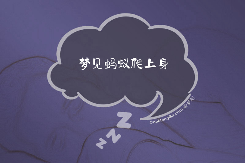 梦见蚂蚁爬上身