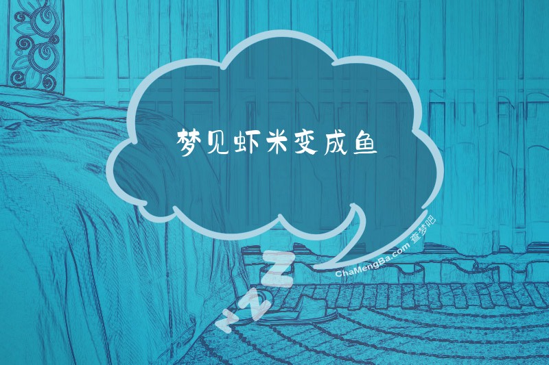 梦见虾米变成鱼