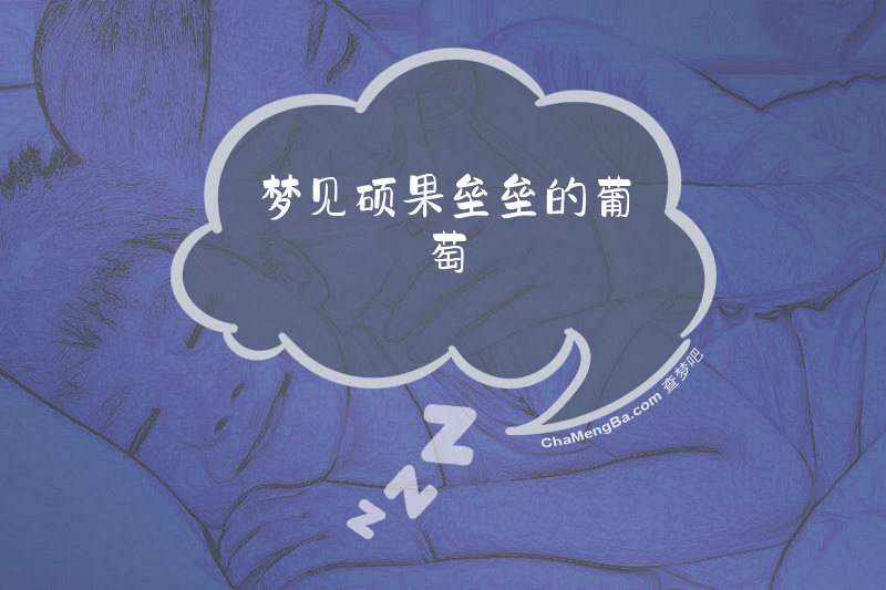 梦见硕果垒垒的葡萄