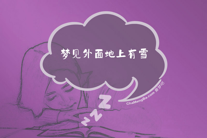梦见外面地上有雪