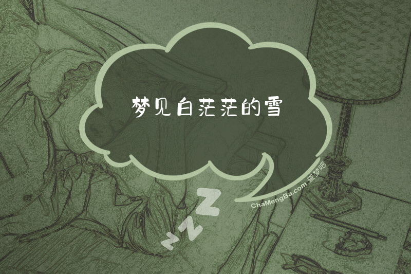 梦见白茫茫的雪