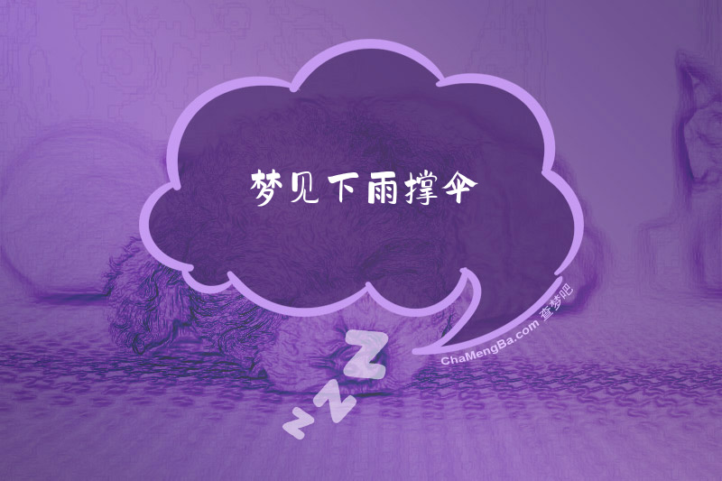 梦见下雨撑伞