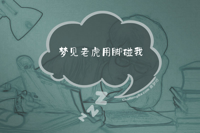 梦见老虎用脚碰我