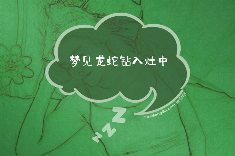 梦见龙蛇钻入灶中