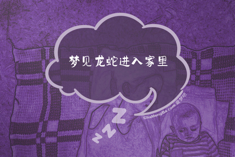 梦见龙蛇进入家里