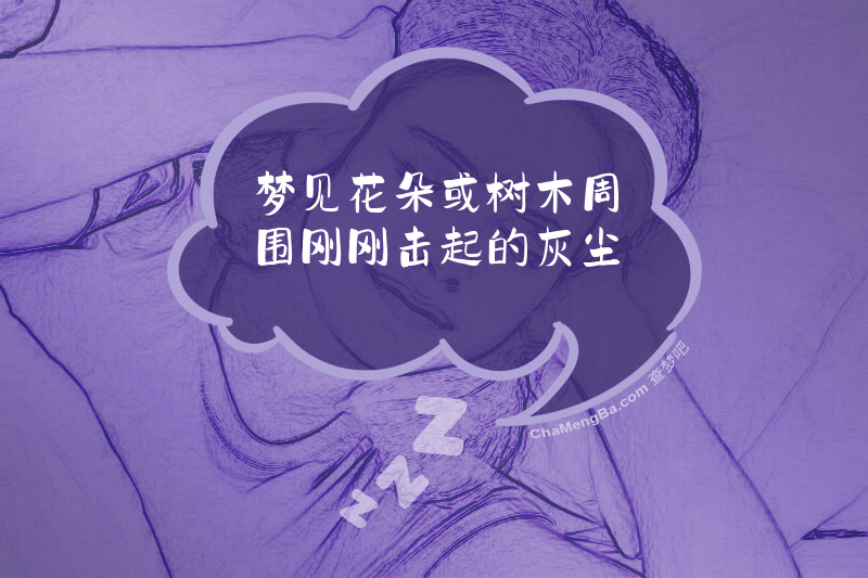 梦见花朵或树木周围刚刚击起的灰尘