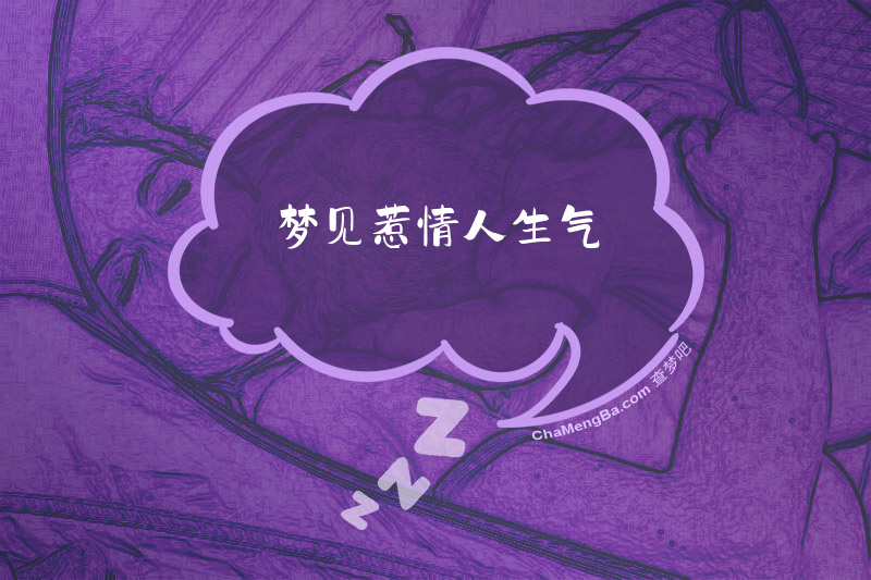 梦见惹情人生气