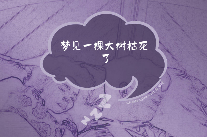 梦见一棵大树枯死了