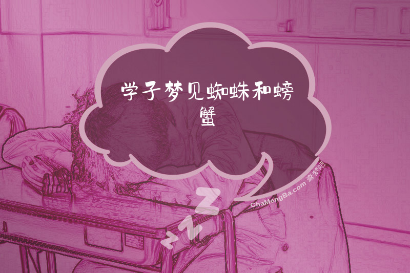 学子梦见蜘蛛和螃蟹