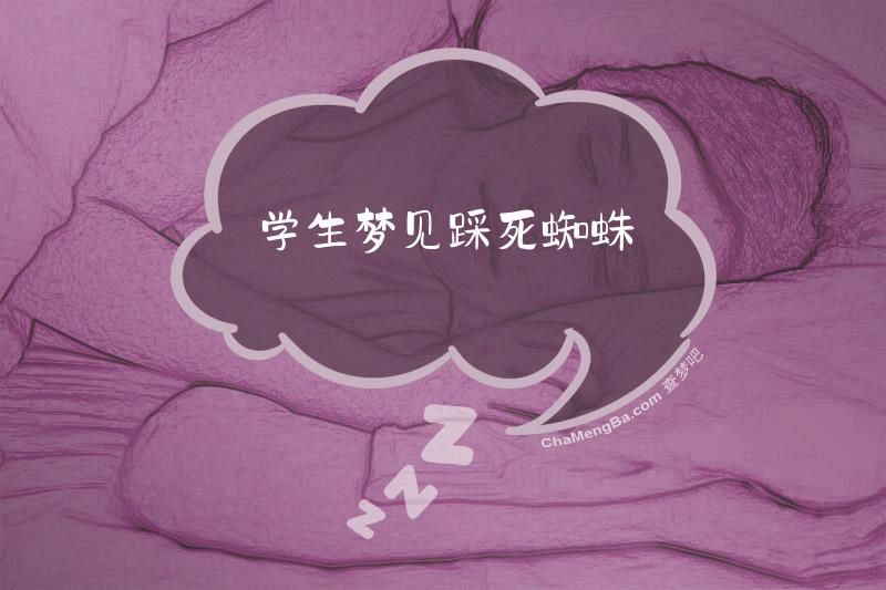 学生梦见踩死蜘蛛