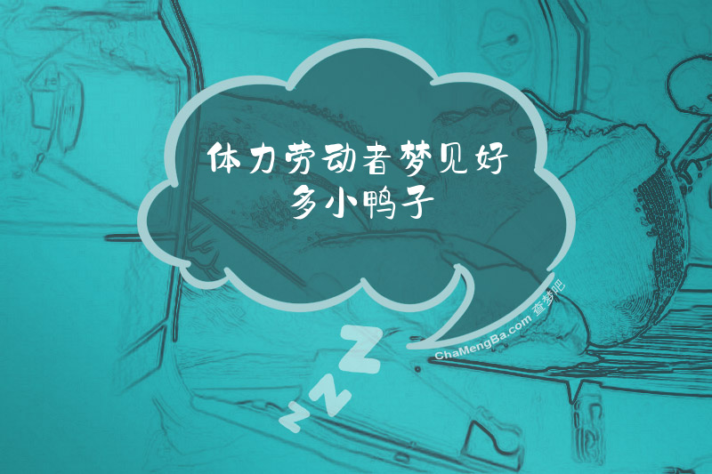 体力劳动者梦见好多小鸭子