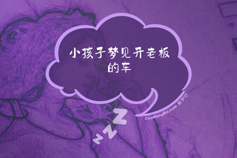 小孩子梦见开老板的车