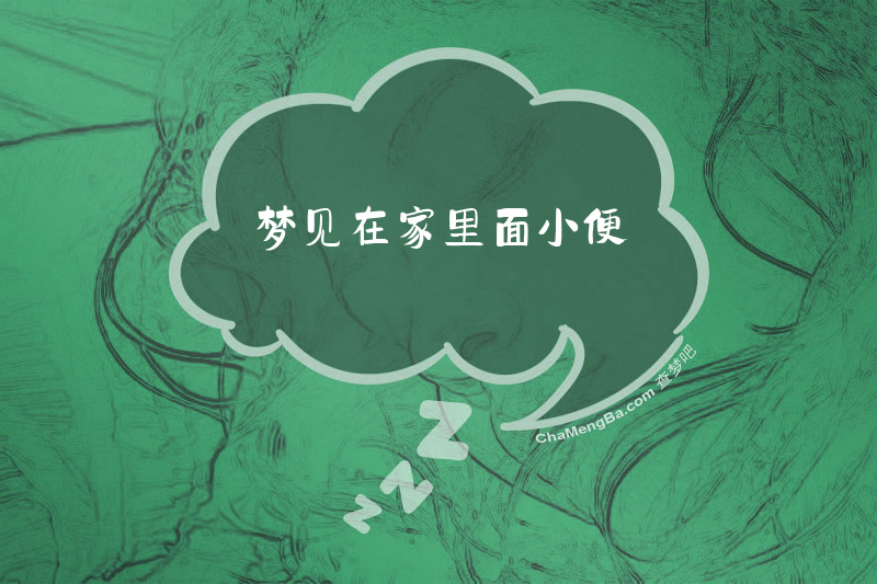 梦见在家里面小便