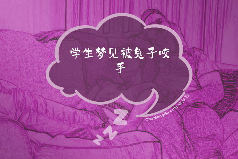 学生梦见被兔子咬手