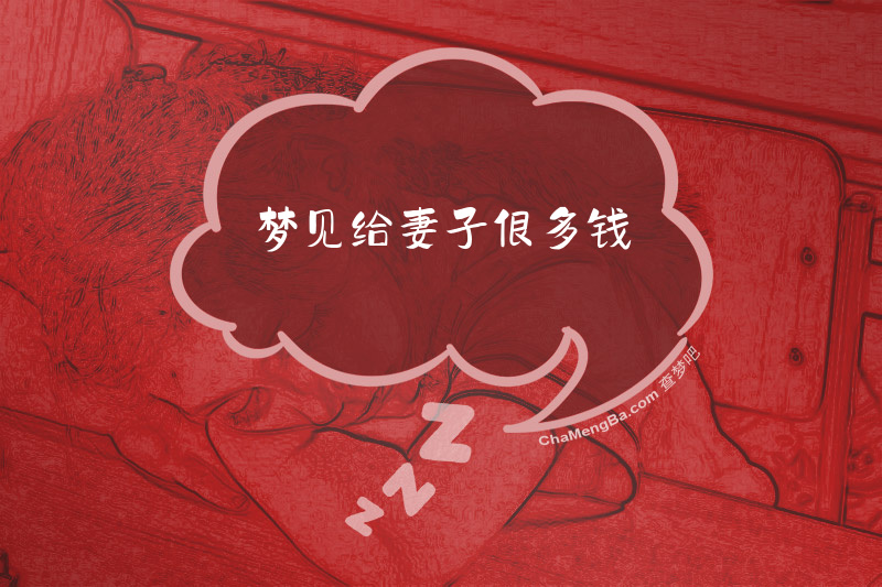 梦见给妻子很多钱