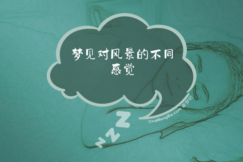 梦见对风景的不同感觉