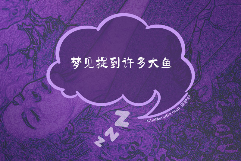 梦见捉到许多大鱼