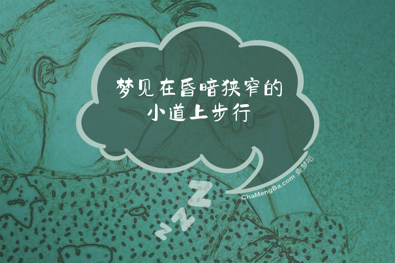 梦见在昏暗狭窄的小道上步行
