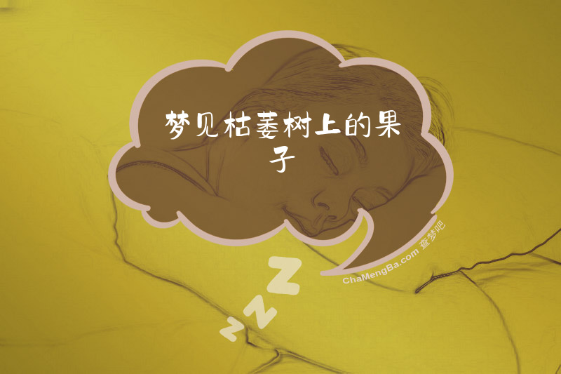 梦见枯萎树上的果子