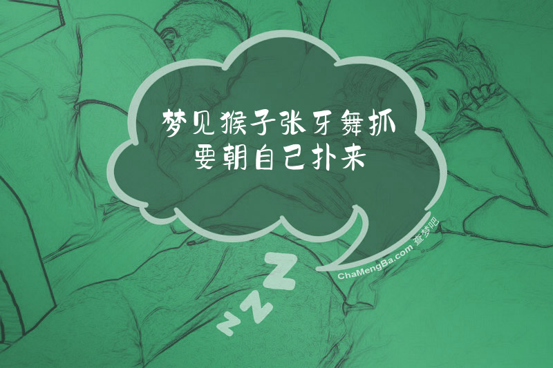 梦见猴子张牙舞抓要朝自己扑来