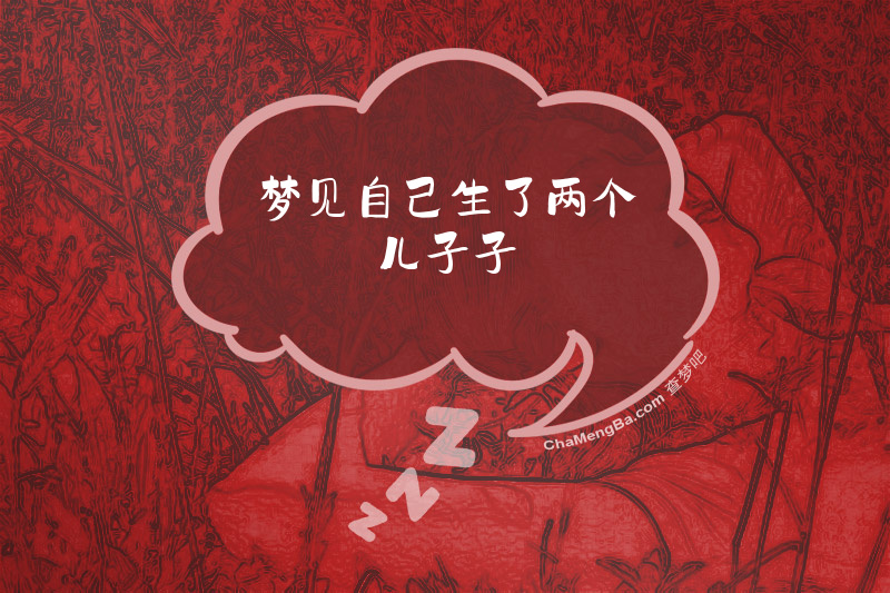梦见自己生了两个儿子子