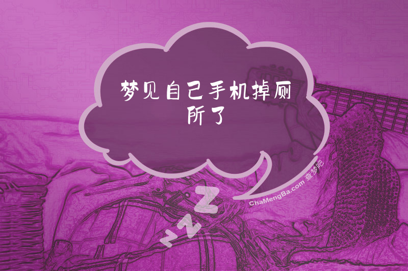 梦见自己手机掉厕所了