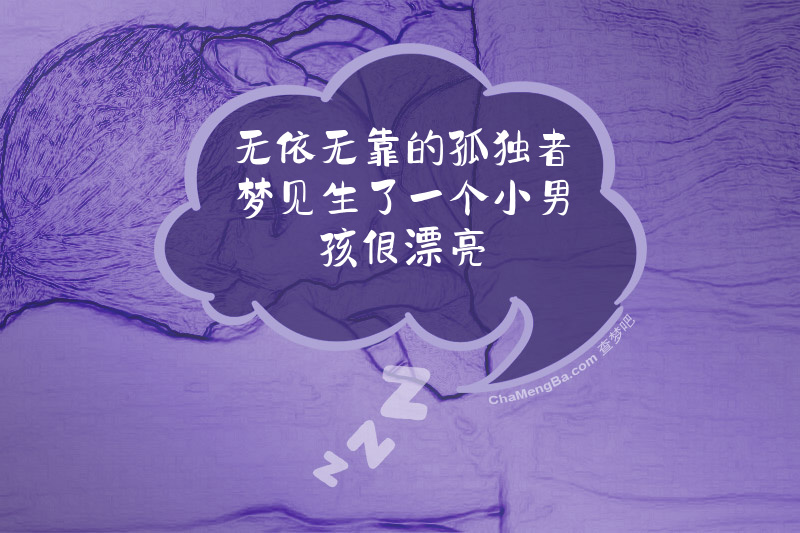 无依无靠的孤独者梦见生了一个小男孩很漂亮