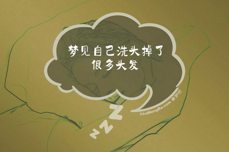 梦见自己洗头掉了很多头发