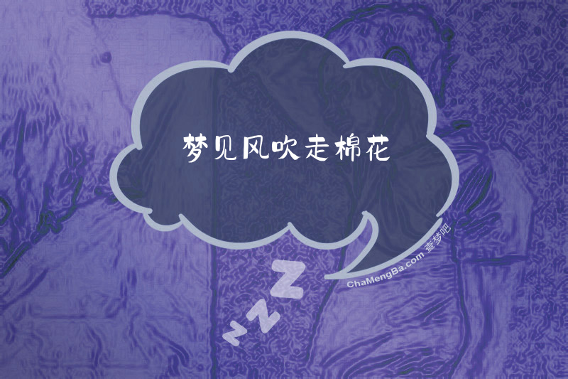梦见风吹走棉花