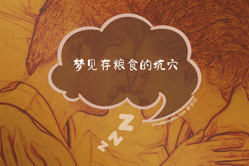 梦见存粮食的坑穴