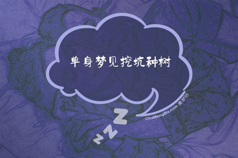 单身梦见挖坑种树