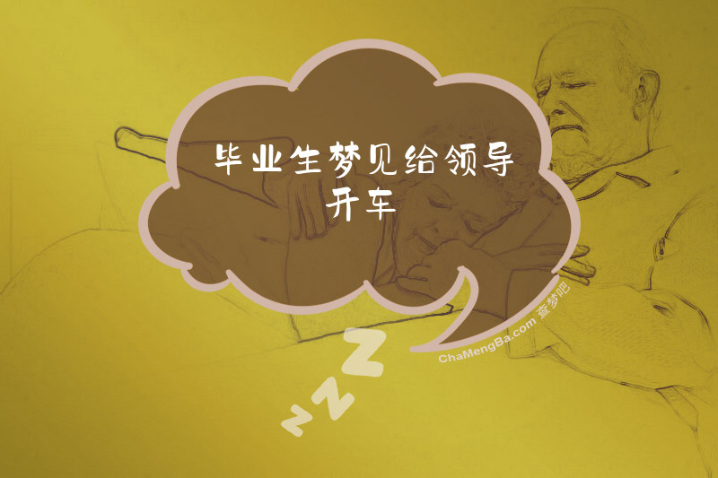 毕业生梦见给领导开车