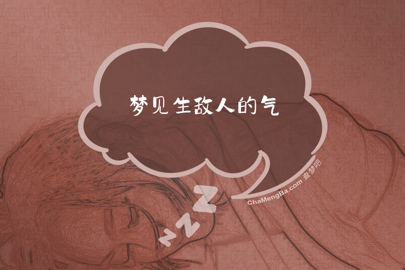 梦见生敌人的气