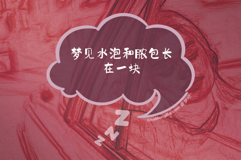 梦见水泡和脓包长在一块