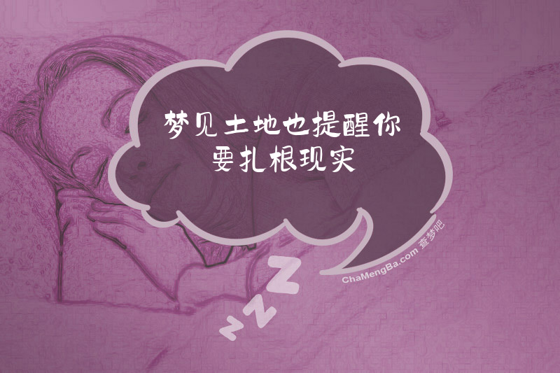 梦见土地也提醒你要扎根现实