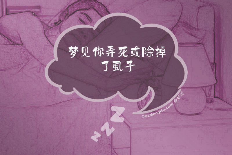 梦见你弄死或除掉了虱子