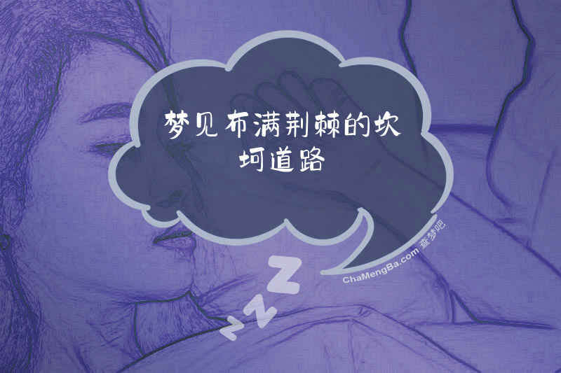 梦见布满荆棘的坎坷道路