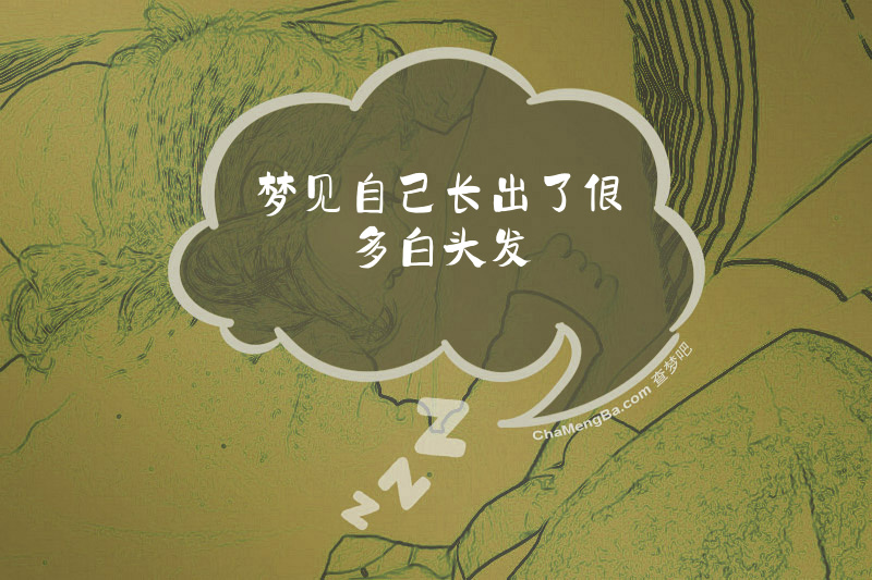 梦见自己长出了很多白头发
