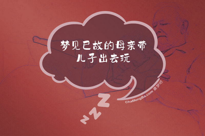 梦见已故的母亲带儿子出去玩
