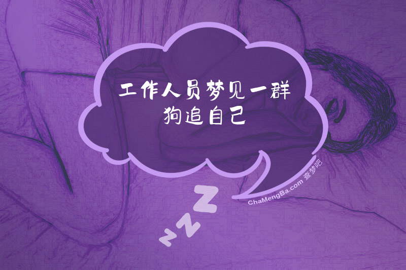 工作人员梦见一群狗追自己