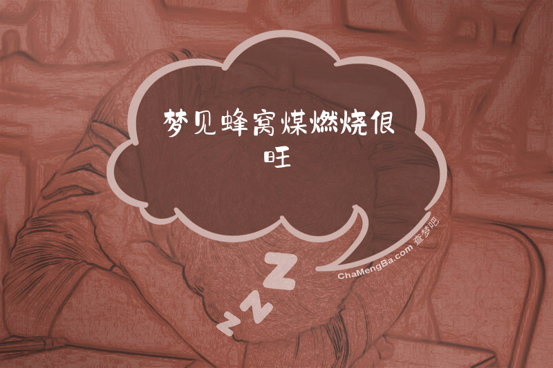 梦见蜂窝煤燃烧很旺
