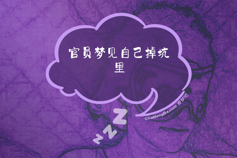 官员梦见自己掉坑里