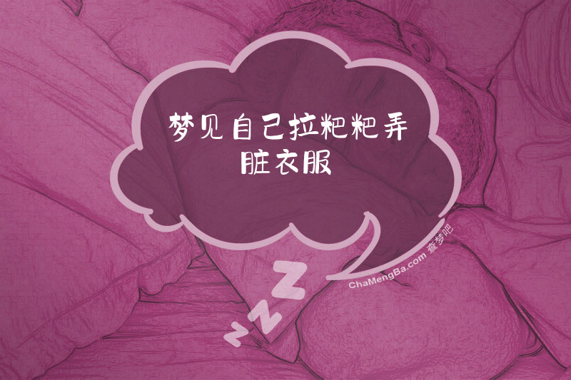 梦见自己拉粑粑弄脏衣服