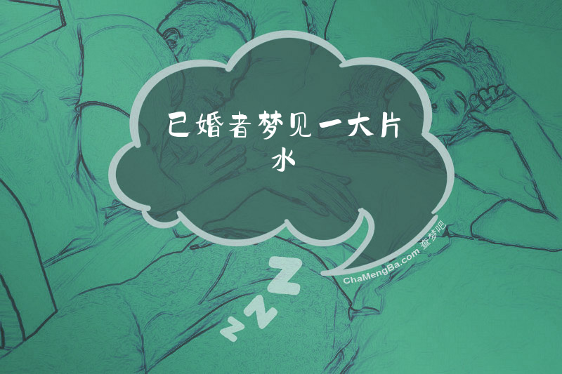 已婚者梦见一大片水