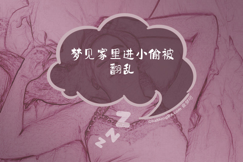 梦见家里进小偷被翻乱