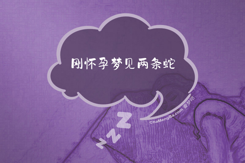 刚怀孕梦见两条蛇