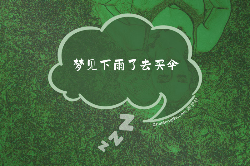 梦见下雨了去买伞